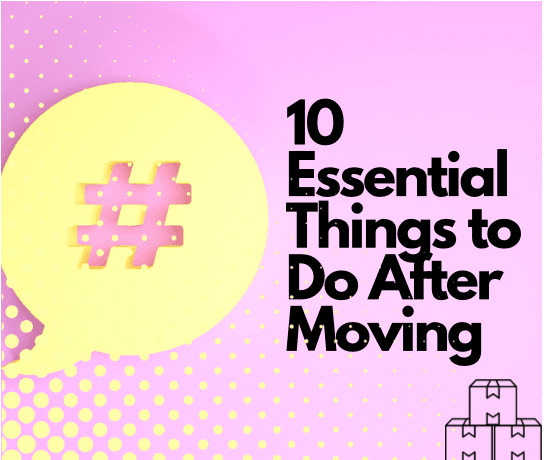 A family carrying boxes into their new home on moving day
