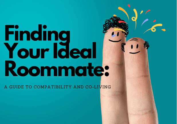 Two roommates sitting on a sofa discussing living arrangements in a shared apartment