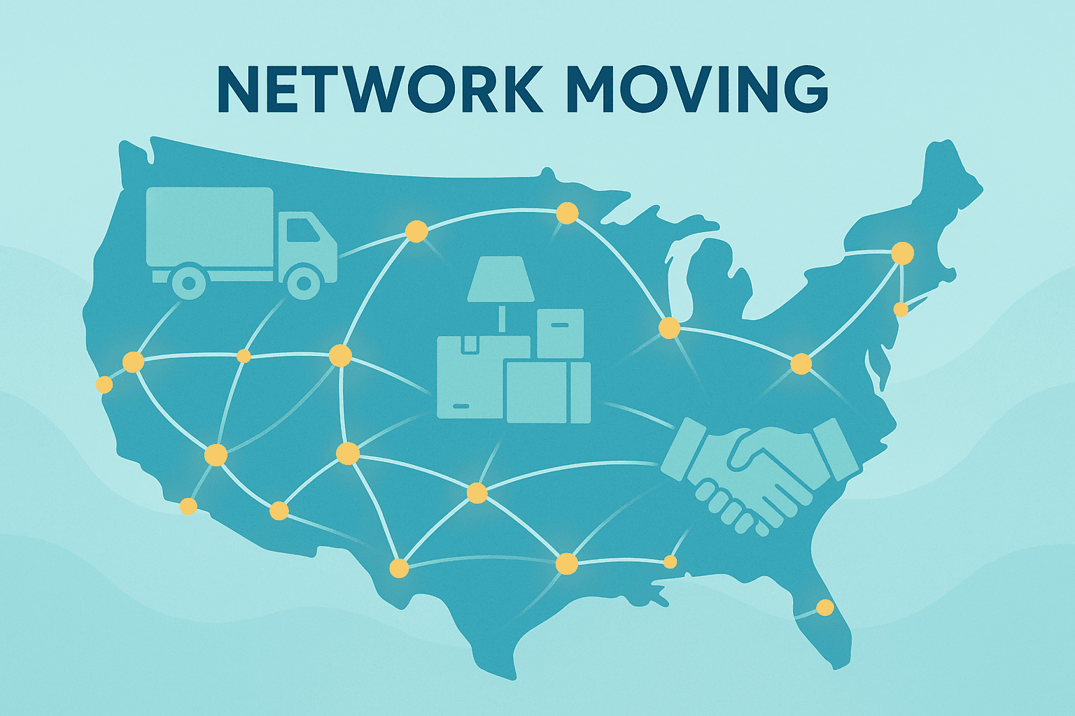 Network Moving Across the USA